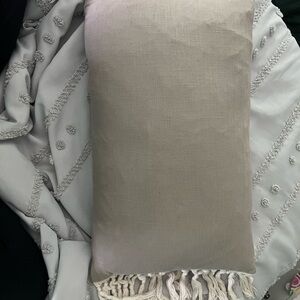 Elegant Cream Throw Pillow